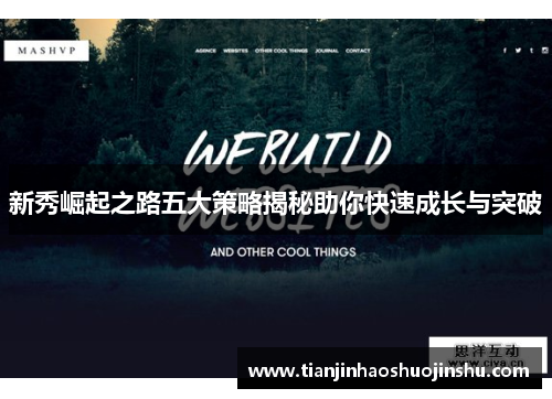 新秀崛起之路五大策略揭秘助你快速成长与突破 新秀崛起之路五大策略揭秘助你快速成长与突破